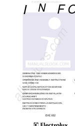 Electrolux EHC 600 K Manual de instrucciones de funcionamiento y montaje