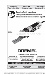 Dremel MM50 Instrukcja obsługi/bezpieczeństwa