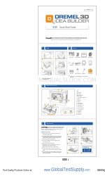 Dremel 080596038809 Manuel de démarrage rapide