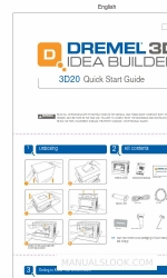 Dremel 3D20 Idea Builder Manual de inicio rápido