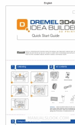 Dremel 3D40 Idea Builder Panduan Memulai Cepat