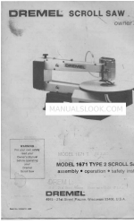 Dremel 1671 Type 2 Manual del usuario