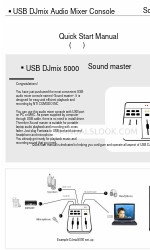 Comodo DJMIX5000 Sound Master Manual de início rápido