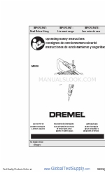 Dremel MS20 Panduan Petunjuk Pengoperasian/Keselamatan