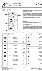 Alera ALE-VA636632 조립 지침 매뉴얼