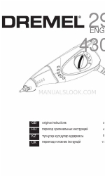 Dremel 290 Oryginalna instrukcja obsługi