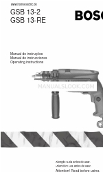 Bosch GSB 13-2 Betriebsanleitung