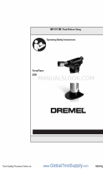 Dremel 2200 Versaflame Manual de instruções de funcionamento/segurança