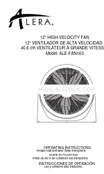 Alera ALE-FAN163 Operating Instructions Manual