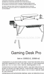 Atlantic Gaming Desk Pro Snelstarthandleiding