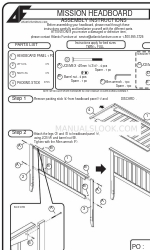 Atlantic MISSION HEADBOARD Montage-instructies