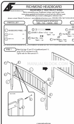 Atlantic RICHMOND HEADBOARD 組み立て説明書