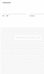 Electrolux KGS6426SX User Manual