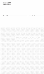 Electrolux KGS6434XX Manuale d'uso