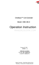 Andrew OBE-DB-X Operation Instructions Manual