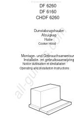 Electrolux AEG DF 6260-ml Operating And Installation Instructions