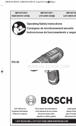 Bosch PS130-2A Gebruiksaanwijzing/veiligheidsinstructies