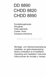 Electrolux CHDD 8890 Instruções de utilização e de instalação