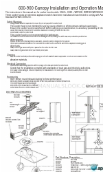 Electrolux CS601 Manual de instalación y funcionamiento