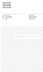 Electrolux DAK5535SW User Manual