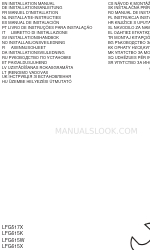 Electrolux DBL5236CN Installation Manual