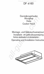 Electrolux DF 4160 Instruções de utilização e de instalação