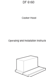 Electrolux DF 6260 Betriebs- und Installationshandbuch