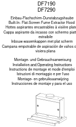 Electrolux DF7190 Manual de instruções de instalação e funcionamento