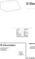 Electrolux E368WV60E 工場部品カタログ