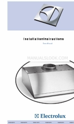 Electrolux E36WV60EPS Installation Instructions Manual