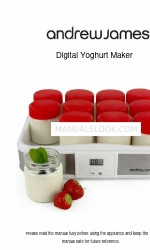 Andrew James Digital Yoghurt Maker Посібник користувача