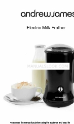 Andrew James Electric Milk Frother Benutzerhandbuch