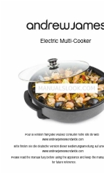 Andrew James Electric Mult-Cooker Manuel de l'utilisateur