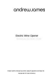 Andrew James Electric Wine Opener Gebruikershandleiding