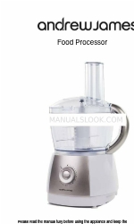 Andrew James Food processor ユーザーマニュアル