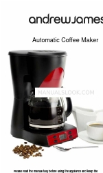 Andrew James Automatic Coffee Maker Manuale d'uso