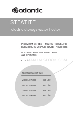 Atlantic STEATITE 876302 Documentation For Installation And Use