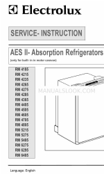 Electrolux EFC 6405 Manual Petunjuk Servis