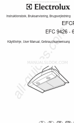 Electrolux EFC 6426 Kullanıcı Kılavuzu