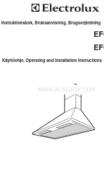 Electrolux EFC 650 Manual de operação e instalação