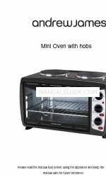 Andrew James Mini Oven with hobs Manual del usuario