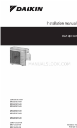 Daikin 4MXM80N2V1B9 Посібник з монтажу