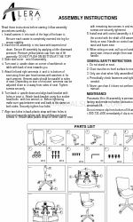 Alera Plus AAP-CP110 Assembly Instructions And User Manual