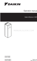 Daikin Altherma 3 GEO EGSAX06DA9W 操作マニュアル