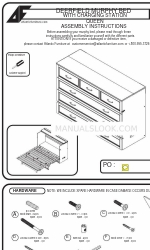 Atlantic Furniture DEERFIELD MURPHY BED Manuale di istruzioni per il montaggio