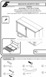 Atlantic Furniture MADISON MURPHY BED 組立説明書