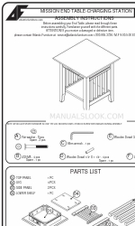 Atlantic Furniture MISSION Instrucciones de montaje