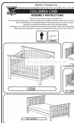 Atlantic Furniture COLUMBIA CRIB Assembly Instructions Manual