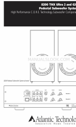 Atlantic Technology 8200 System Manuale di istruzioni