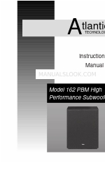 Atlantic Technology 162 PBM Manual de instrucciones